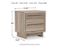 Hasbrick King Panel Headboard with Mirrored Dresser and 2 Nightstands