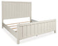 Shaybrock California King Panel Bed with 2 Nightstands