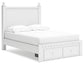 Mollviney Full Panel Storage Bed with Dresser and Nightstand