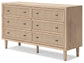 Cielden Full Panel Bed with Dresser and Nightstand