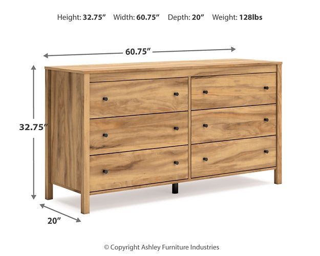 Bermacy Six Drawer Dresser