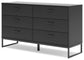 Socalle Twin Panel Platform Bed with Dresser and Nightstand