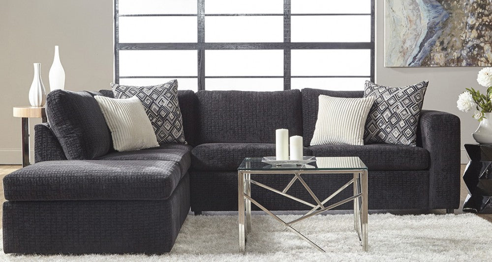 Ultimate Ebony 2pc Sectional