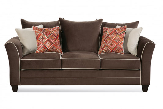 Chocolate Sofa and Loveseat