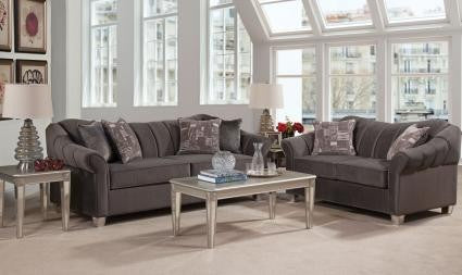 Piccolo Graphite 2pc Living Room Group