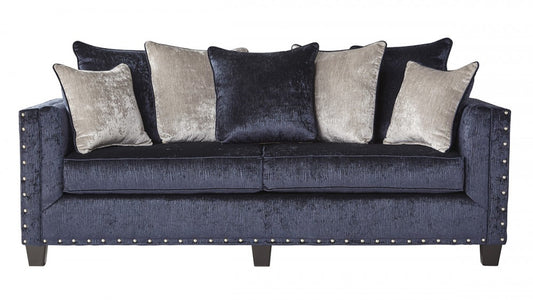 Bliss Midnight Sofa and Loveseat