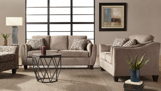 Pewter Sofa and Loveseat