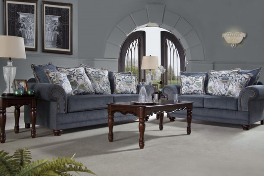 Stanza Delft 2pc Sofa and Loveseat