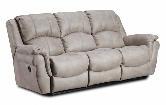 Sandstone Reclining Sofa and Loveseat