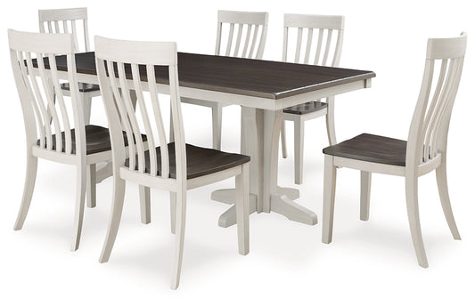 Darborn Dining Table and 6 Chairs